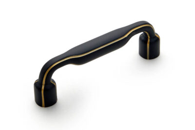 Ручка-скоба 3328F К/96 черный+золото (вывод)