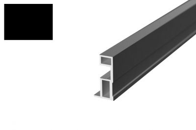 Slim Профиль вертик. Slim-System квадрат XGJB-1372 5.4 Черный 2,7 м