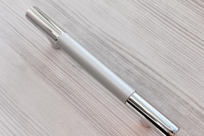 Ручка-рейлинг 1165K-0966F/96мм d12 алюминий+хром