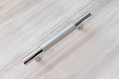 Ручка-рейлинг 1165K-0966F/96мм d12 алюминий+хром