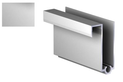 Slim Профиль нижний горизонт Slim-System XGC-258 Серебро Браш 2,95 *под заказ