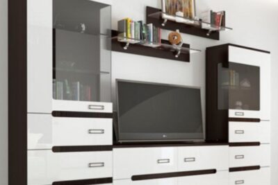 Виго Гостиная (Венге/Белый глянец) (Н 4/Я350-10) (В)