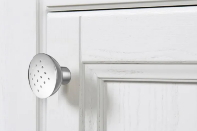 Ручка-кнопка 086K-1034F матовый хром