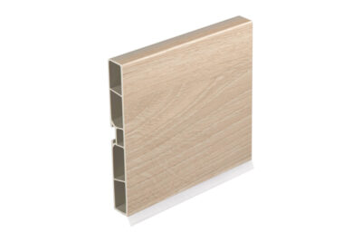 Цоколь КОРНЕР 012 (№15) Дуб шамони светлый Н100 L=4м (под заказ)