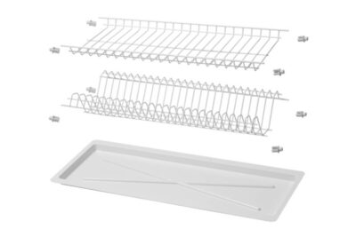 Сушка 765х220 мм крашеная с креплениями, белая