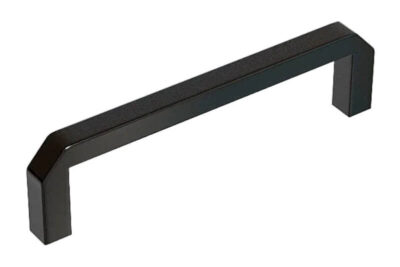 Ручка-скоба СМ-6 128 черный матовый (RAL 9005) (60шт)