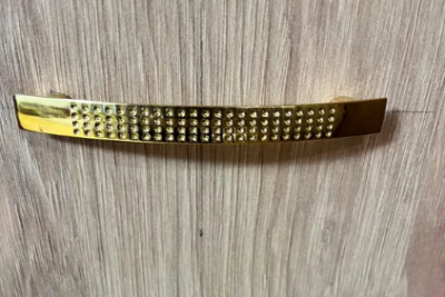 Ручка-скоба 056/128 золото (УСИЛЕН.) АКЦИЯ