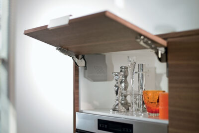Блюм Компл.Подъем. Aventos 20K2C01.02Т  HK-S C+C Tip-on коэф.мощ.=400-1000 светло-серый
