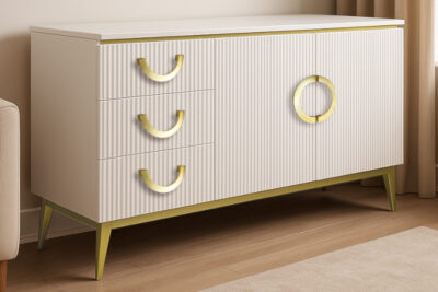 Ручка-скоба FS8139-128 брашированное золото (20/уп)