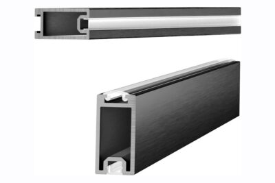 Штанга Flexi Space +рассеиват.молоч.+демфер D15х1000мм Kit.PR.08.8375.02.1.m.черный анод браш