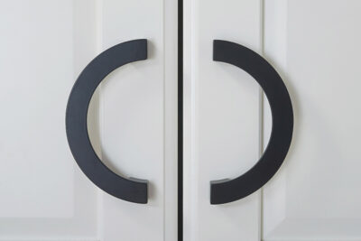 Ручка-скоба FS8139-128 матовый черный (20/уп)